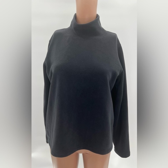 Lands' End Women's Lightweight Fitted Long Sleeve Turtleneck Size 10-12 - Picture 1 of 7